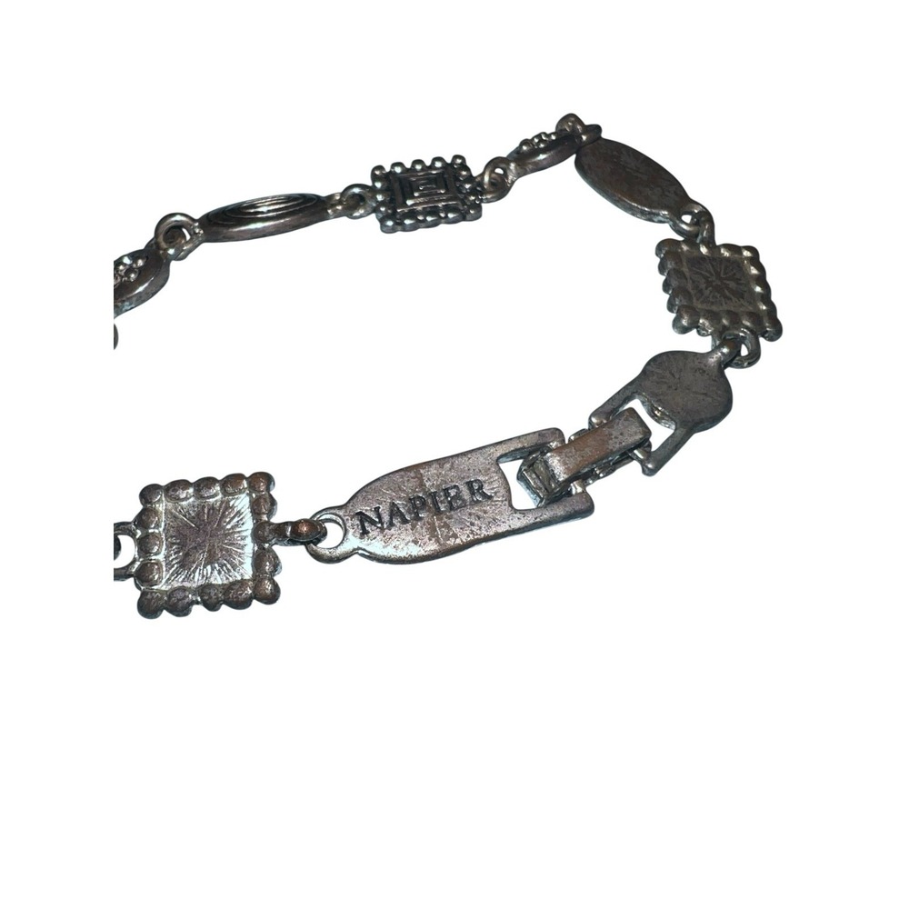 Vintage‎ Silver Napier Bracelet Jewelry - Picture 3 of 3